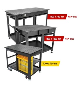 Estación de trabajo móvil Rhino Cart 1200x1200mm - sin accesorios - TD6-1212Q-F3 - - - 3.641,40 € -