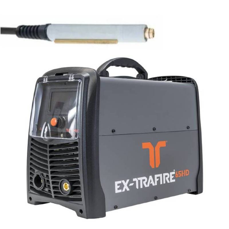 CORTADORA DE PLASMA THERMACUT EX-TRAFIRE PLASMA 65HD - con soplete de corte a máquina de 8M FHT-EX®105TTSM CORTADORA DE PLASMA THERMACUT EX-TRAFIRE PLASMA 65HD - con soplete de corte a máquina de 8M FHT-EX®105TTSM