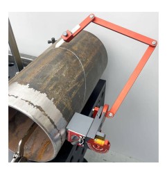 Marcador de contorno redondo para tuberías