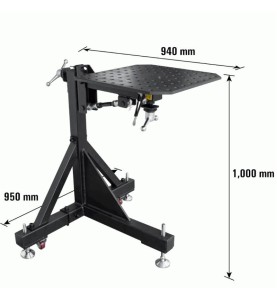 Mesa manipuladora Buildpro con dos ejes rotatorios con 30 uds. Kit de montaje - TU65050-K1 - - - 3.355,80 € -
