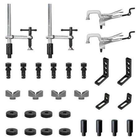 Mesa manipuladora Buildpro con dos ejes rotatorios con 30 uds. Kit de montaje