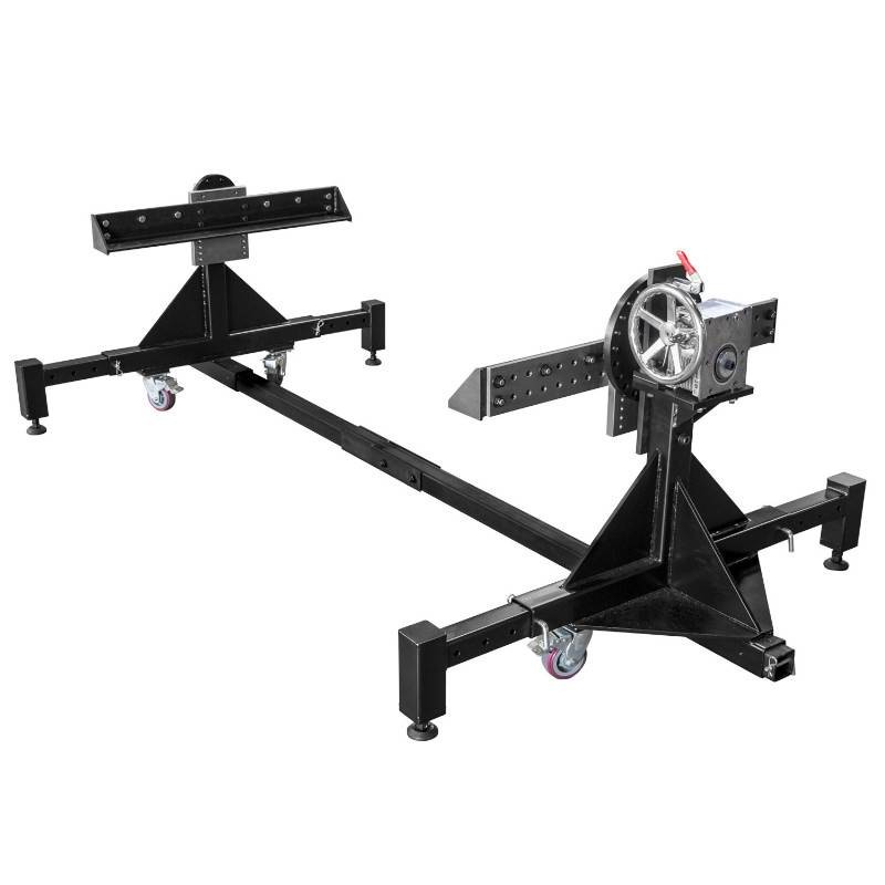 Posicionador giratorio-pivotante para mesa de soldadura BuildPro, 2.560 x 1.250 mm