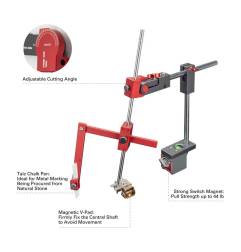 Marcador de agujeros redondos para tuberías