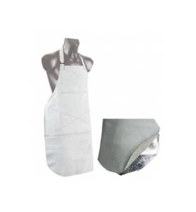 Schweißschürze Leder Gr. L KROZ-114 C / Anima in Aluminium - F12114L -  - 8028485046896 - 39,05 € - 