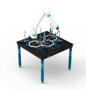 Mesa básica de soldadura y montaje sobre base, fi28, 100x100mm - GppH - BASIC_1 - - - 904,40 € -