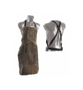 Schweißschürze Leder Gr. L KROZ-120 (60x90cm) braun - F12120L -  - 8028485041112 - 34,97 € - 