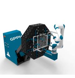 Mesas de soldadura octogonales OCT Plus Inox, fi28, rejilla diagonal, varios diseños --Variante--600x600mm