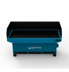 Estación de rectificado y soldadura GPPH, fi28mm, rejilla 100x100mm, 1870x770mm --Variante--Sockel mit Schutzvorrichtungen