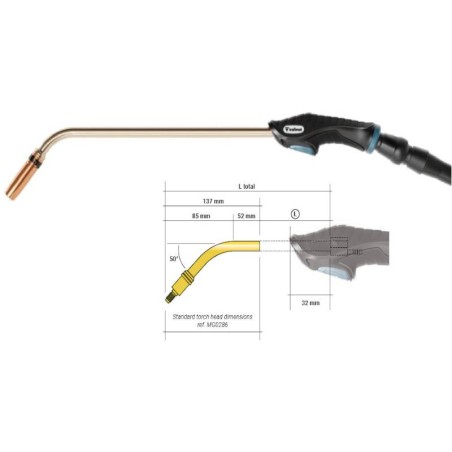 Trafimet Brennerhals Ergoplus 500 L.+700 - MG0282-70 - MG0282-70 - - - €487,90 -