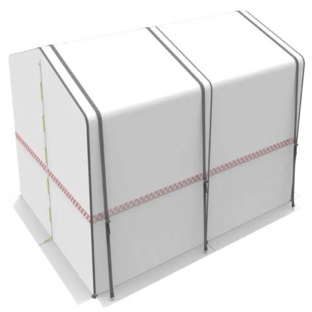 Tienda de trabajo resistente CEPRO - Ancho 300 cm - Fondo 200 cm - Alto 200 cm/240 cm - 90.41.00.3020 - - - 2.763,41 € -