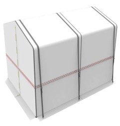 Tienda de trabajo resistente CEPRO - Ancho 300 cm - Fondo 750 cm - Alto 200 cm/240 cm - 90.41.00.3075 - - - 5.824,15 € -