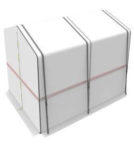 Tienda de trabajo resistente CEPRO - Ancho 400 cm - Fondo 400 cm - Alto 200 cm/240 cm - 90.41.00.4040 - - - 4.548,63 € -