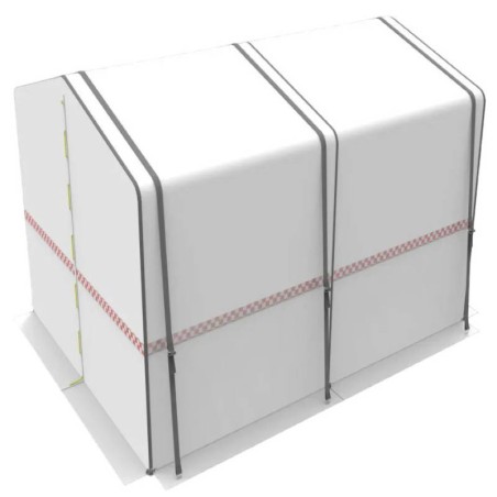 Tienda de trabajo resistente CEPRO - Ancho 400 cm - Fondo 450 cm - Alto 200 cm/240 cm - 90.41.00.4045 - - - 4.789,31 € -