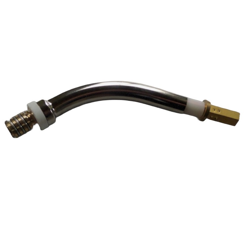 Cuello de antorcha Binzel tipo MB 25 AK (curvado a 50°) Einhell, TBi, Trafimet, Güde, Metabo y modelos similares - 004.0012 Cuello de antorcha Binzel tipo MB 25 AK (curvado a 50°) Einhell, TBi, Trafimet, Güde, Metabo y modelos similares - 004.0012