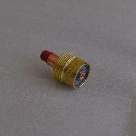 Portapinzas con lente de gas Jumbo Large - 2,4 mm - Tipo 9/20 - 45V64S - Original Binzel - 701.1232