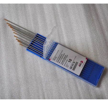 Electrodo de lobo WLa15 dorado, 10 unidades, 1,0-4,0x175 mm - Abicor Binzel - 700.1183-10 - - - 16,75 € -