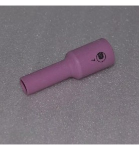 Keramik Gasdüse lang Nr. 7 für ABITIG GRIP 17, 18 und 26 - Standard Version, L: 76 mm, (54N15L) - Original Binzel - 701.0429 - 7