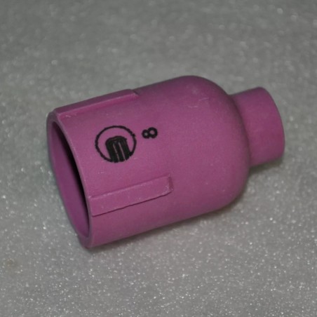 Boquilla de gas cerámica jumbo/grande para lente de gas tamaño 8 - 48 mm - 57N74 - Original Binzel - 701.1200