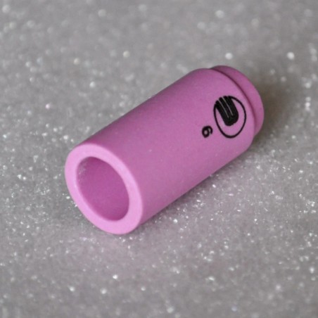 Boquilla de gas cerámica tamaño 6 - Ø 9,5 mm longitud 30,0 - 13N10 - Tipo 9/20 - Original Binzel - 701.0283