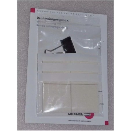 Fieltro de limpieza para alambre de soldadura MIG MAG, fieltros de limpieza de aluminio