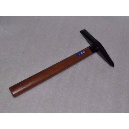 Martillo de escoria con mango de madera de fresno 460g rectificado y mango de madera