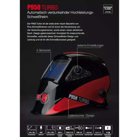 Casco de soldadura automático SACIT PANTERA
