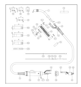 Boquilla de gas cónica NW18 tipo MB 40, 90 mm - Original Binzel - 145.0079 - 145.0079 - - 4036584008787 - 11,87 € -
