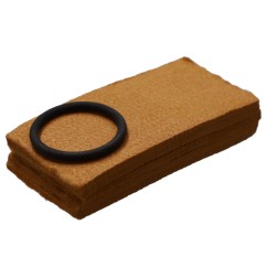 Fronius Reinigungs-/Polierfilz 35mm MC 150 (10 Stk. im Set)+ 1 Stk. O-Ring für Brenner MC150 - 42,0510,0505 - - 9007947512666 -