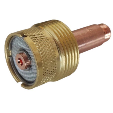 Portapinzas con lente de gas Jumbo Large - 2,0-2,4 mm - Tipo 17/18/26 - 45V64 - Original Binzel - 701.1117 - 701.1117 - - 40365