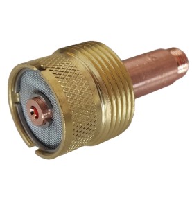 Portapinzas con lente de gas Jumbo Large - 2,0-2,4 mm - Tipo 17/18/26 - 45V64 - Original Binzel - 701.1117 - 701.1117 - - 40365