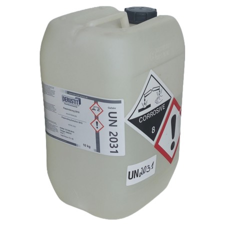 Solución de pasivación DERUSTIT 2016 para acero inoxidable 10 kg - Venta exclusiva para uso comercial