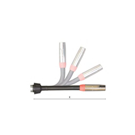 Brennerhals COMBI-Hals, ABIMIG AT 155 T8, FLEXIBEL komplett, 0.8 mm, NW12, (gasgekühlt) - 006.0133.1 - - 4036584741196 - 98,11