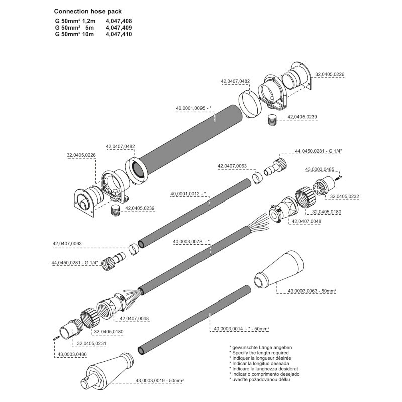 Fronius - Terminal de 1 oreja 53,0/ø49,8-53,0