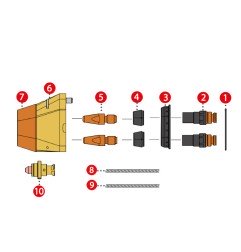 Fronius - Gasdüsenendkappe 18x31x35 - 44,0350,2111 -  - 9007947338730 - 140,42 € - 