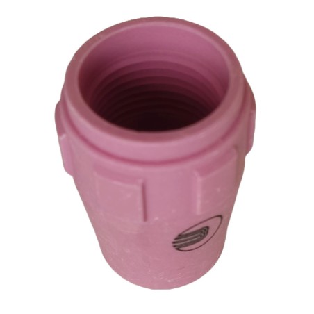 Boquilla de gas reforzada con cerámica Ø 15,0 mm longitud 37,0 mm, antorcha TIG 200/450 W - 775.0184