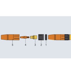 Anillo aislante Fronius ø10,8/ø16,9x12 (Robacta 2500) (1 pieza) - 42,0100,0225 - - 9007946267697 - 10,46 € -