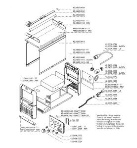Fronius - Streifen Kunststoff - MW/TT3000 - 42,0409,2538 -  -  - 5,47 € - 