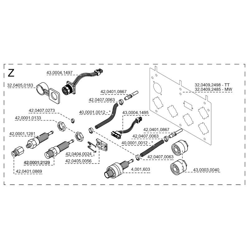 Fronius - Conexión de antorcha R3/8´´SW21x81 60ø