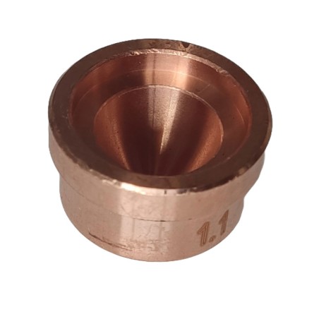 Boquilla ø 1,1 reforzada para Telwin Enterprise Plasma 160 HF/Super Plasma 120/3 HF/Superior Plasma 90 HF - réplica