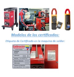 Calibración de maquina de soldar - con Certificado Sencamer