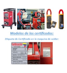 Calibración de maquina de soldar - con Certificado Sencamer DPIA12 