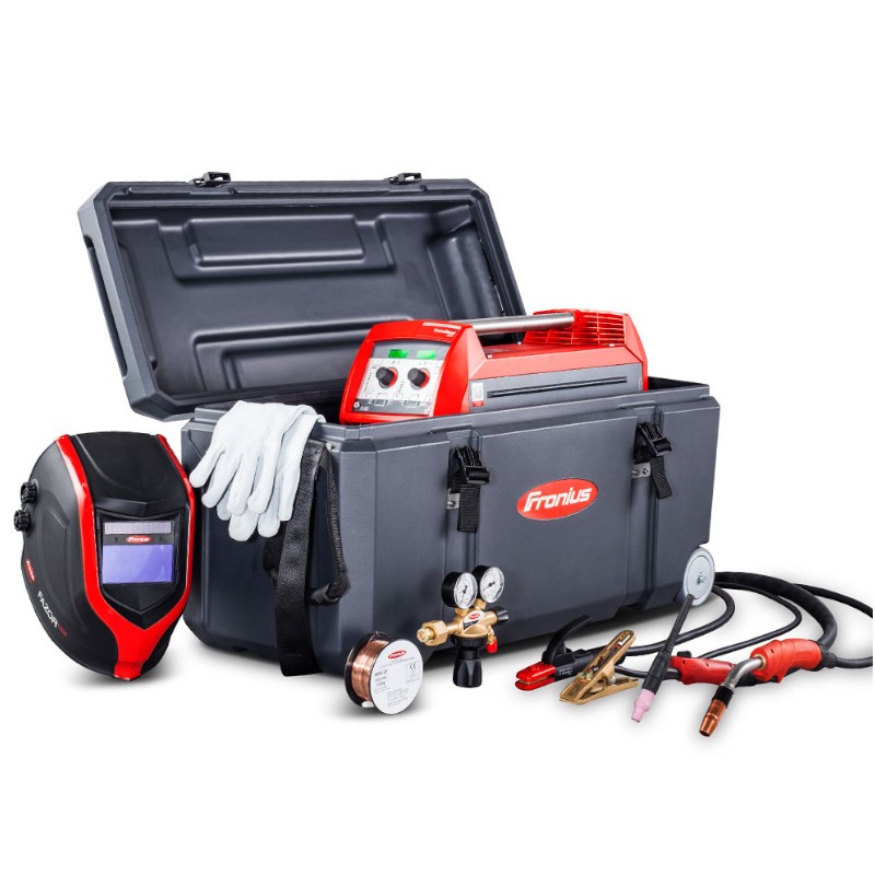 Transsteel 2200c MV Set/EF - Soldadura de electrodos MIG/MAG-TIG con inversor y casco de soldadura Transsteel 2200c MV Set/EF - Soldadura de electrodos MIG/MAG-TIG con inversor y casco de soldadura
