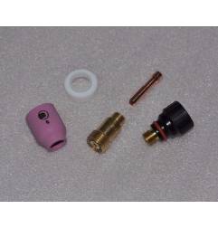 WIG Umbau Set mit Gaslinse Tip 17 / 18 / 26 auf Tip 9 / 20 kurz,1,0mm, Gasdüse nach Wahl - 701.1286_1 -  -  - 15,64 € - 