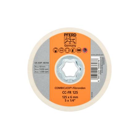 DISCO DE FIELTRO CC-FR 125 COMBICLICK