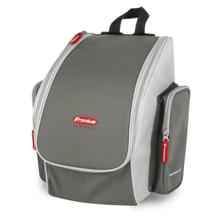 Mochila para máscara de soldar (sin casco de soldar), guantes y accesorios