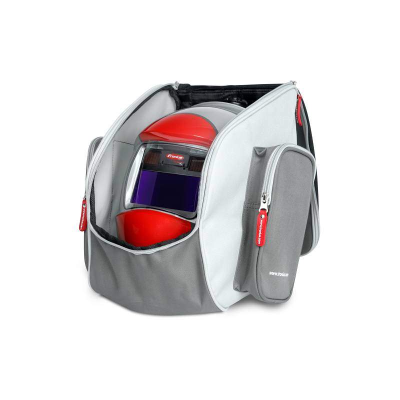 Mochila para máscara de soldar (sin casco de soldar), guantes y accesorios
