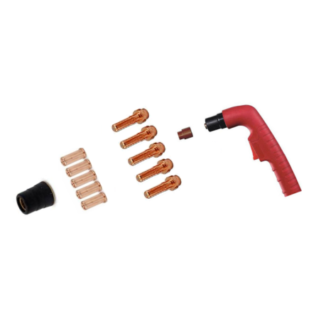 Trafimet Ergocut CB 70 - 1 Swirl-Ring, 1 Diffusor lang, 5 Elektroden lang, 5 Schneiddüsen lang 1,1mm, 1 Aussenschutzdüse - SET C