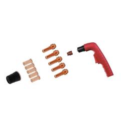 Trafimet Ergocut CB 70 - 1 Swirl-Ring, 1 Diffusor lang, 5 Elektroden lang, 5 Schneiddüsen lang 1,0mm, 1 Aussenschutzdüse - SET C