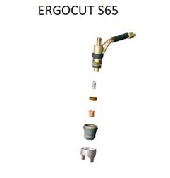 Trafimet Ergocut S65 - 5 Elektroden, 1 Swirl Ring, 5 Schneiddüsen 0,8mm, 1 Aussenschutzdüse, 1 Abstandsstück - SET S65-0.8 - -