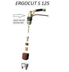 Trafimet Ergocut S125 - 5 Elektroden, 1 Luftrohr, 1 Swirl Ring, 5 Schneiddüsen 1,3mm, 1 Aussenschutzdüse, 1 Abstandsstück - SET